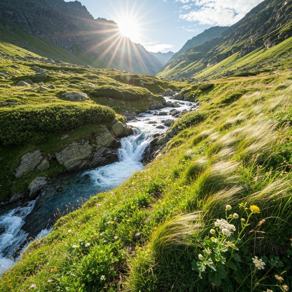 Natural landscape representing active outdoor lifestyle and physical vitality